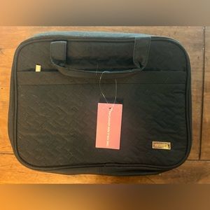 NWT black make up bag